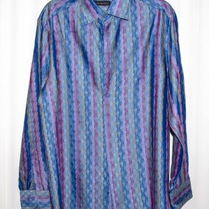 COLORFUL JHANE BARNES SHIRT - SIZE LARGE